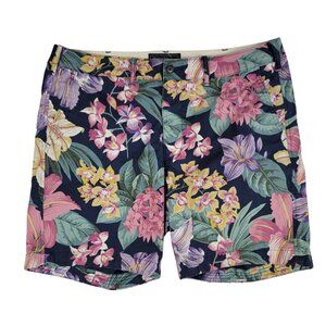 Abercrombie & Fitch Floral Pattern Cotton Blend Shorts